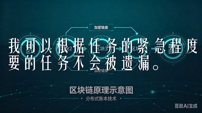 我可以根据任务的紧急程度和重要性进行优先级排序，确保最重要的任务不会被遗漏。